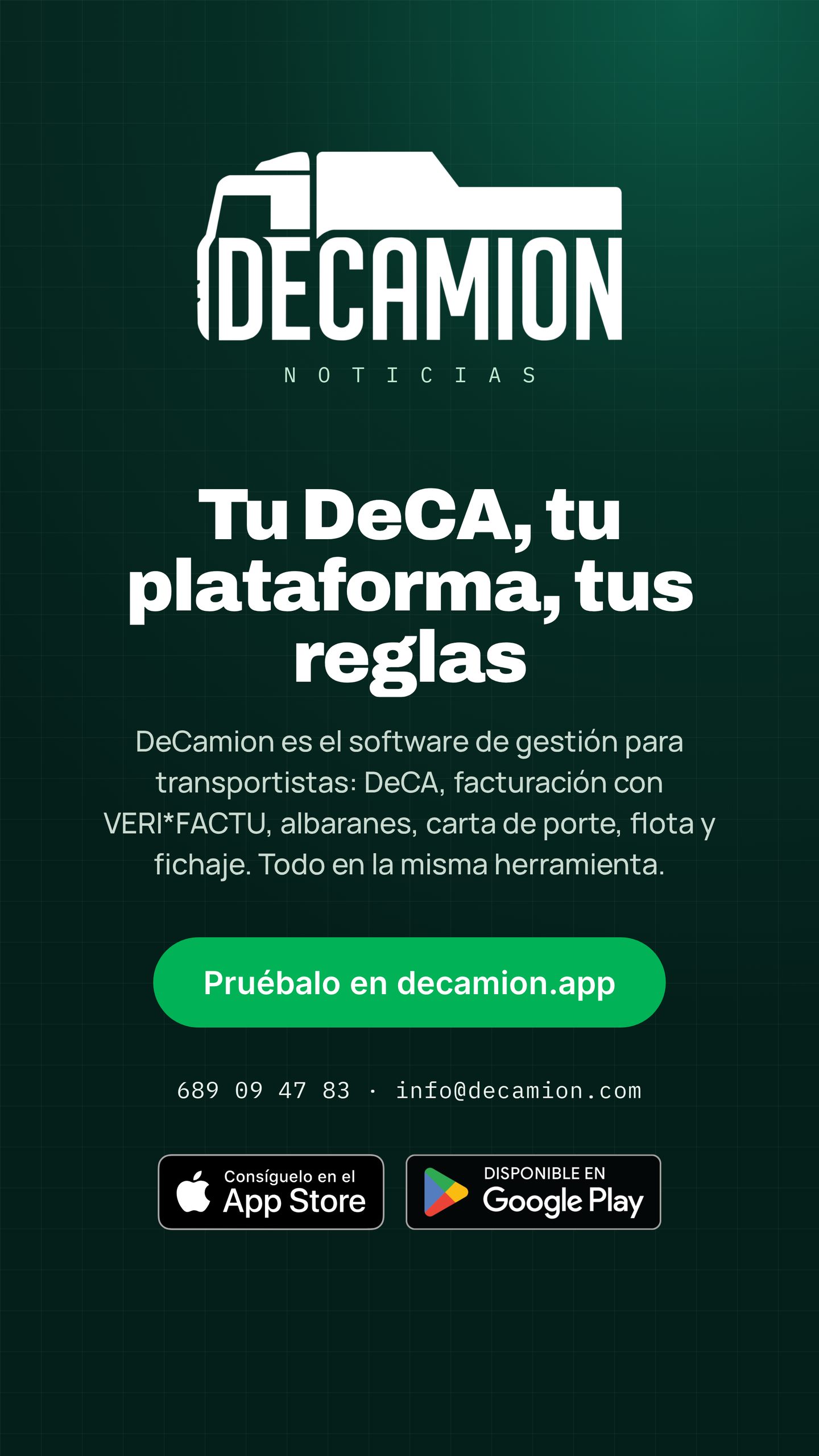Pruébalo en decamion.app